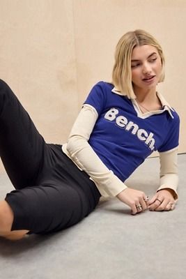 Bench UO - Exclusive Jayra Polo Shirt - Navy
