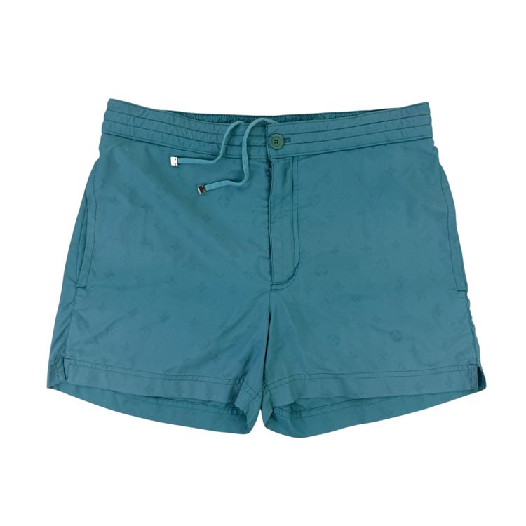Louis Vuitton Men’s Baby Blue Swim Shorts - Small image 1