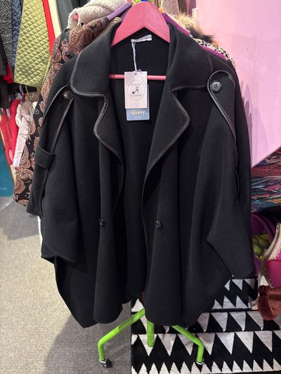 Black Cape Coat