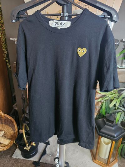 Comme Des Garçons Play Black T-Shirt