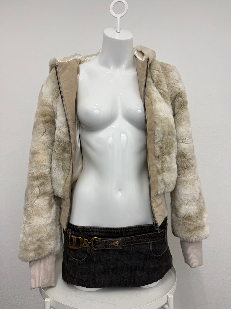 Faux Fur Bomber Jacket (UK12) image 10
