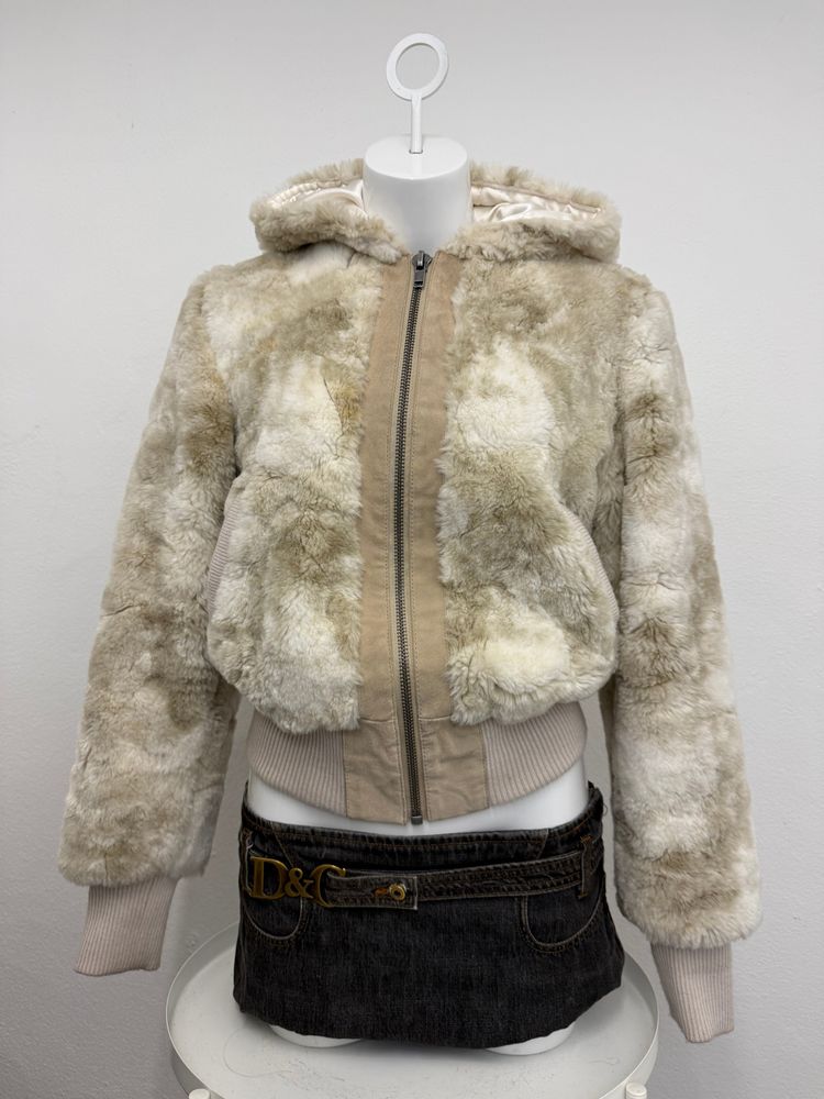 Faux Fur Bomber Jacket (UK12) image 13