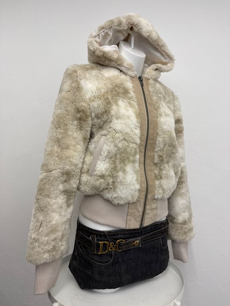 Faux Fur Bomber Jacket (UK12) image 15