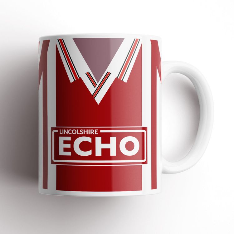 Lincoln City 1997 Home Kit 11oz Mug image 1