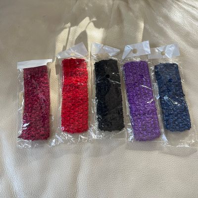 New 5 Colourful Soft Knit Tube Headband Hair Bands Bandeau For Girls Ladies