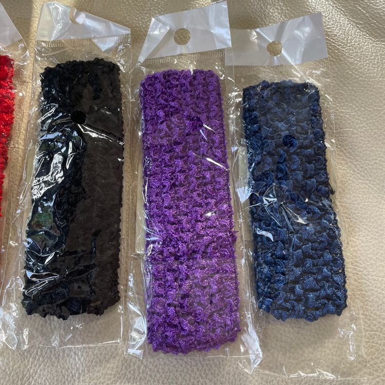 New 5 Colourful Soft Knit Tube Headband Hair Bands Bandeau For Girls Ladies  imagen 2