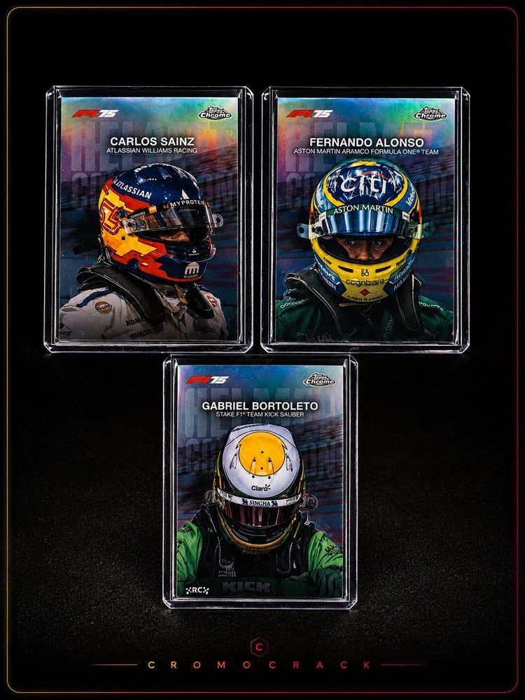 Carlos Sainz, Fernando Alonso, Gabriel Bortoleto F1