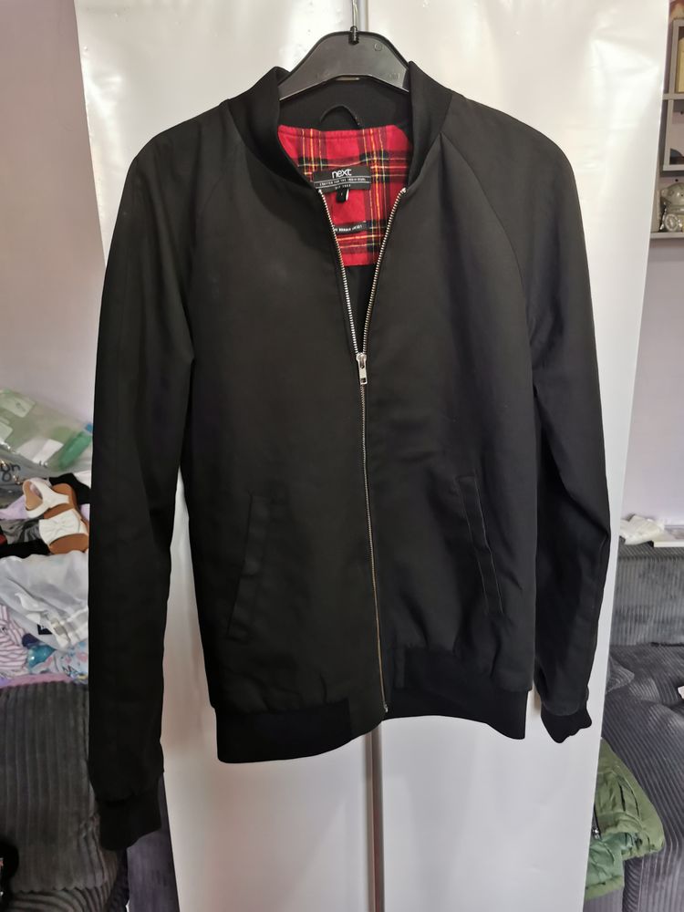 Next Black Bomber Jacket image 1