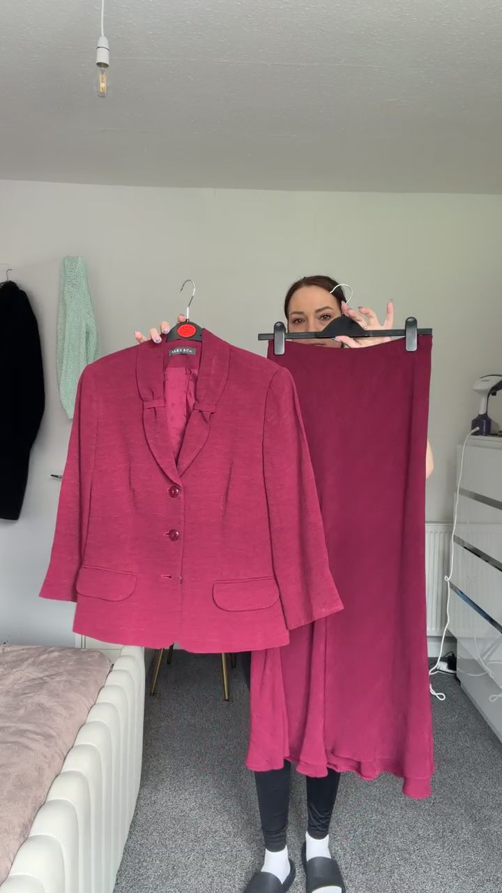 Alex & Co. Vintage Blazer and Skirt Set image 1
