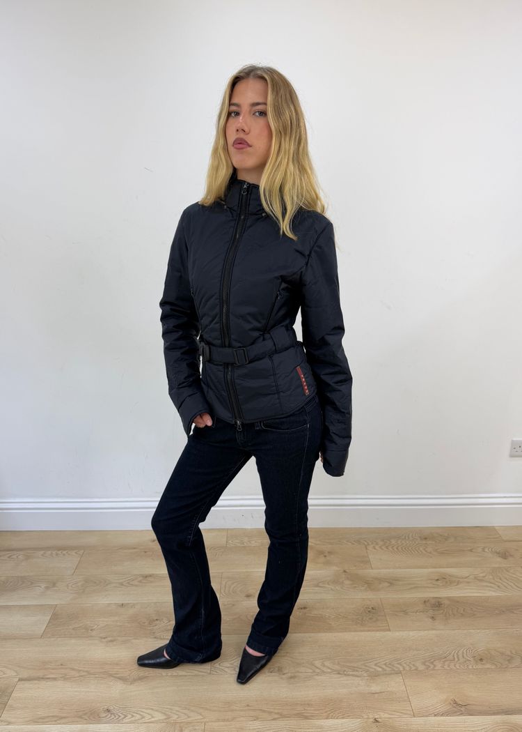 large navy prada jacket image 1