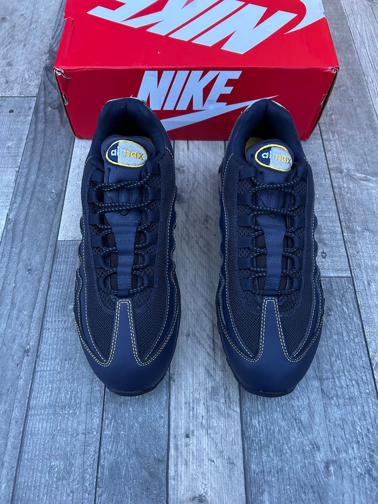 Nike Air Max 95 OG Big Bubble Trainers - ‘Navy Obsidian’ - Size UK 10.5  5