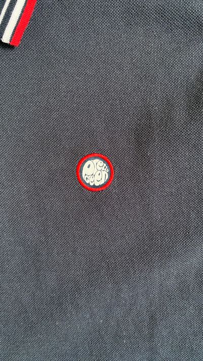 Pretty Green Navy Paisley Trim Polo Shirt L BNWT With £59.99 on tag 5