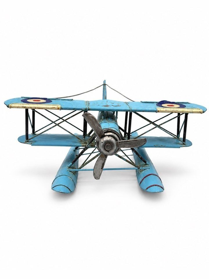 Blue Decorative Model Airplane image 1