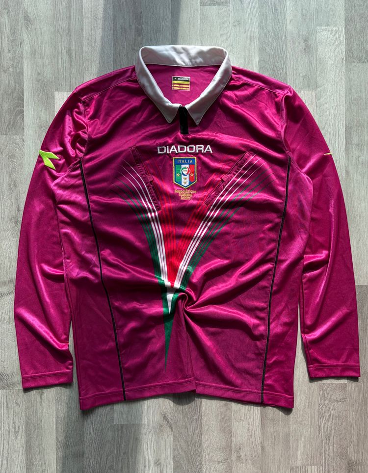 Diadora Italy Football Long Sleeve Shirt