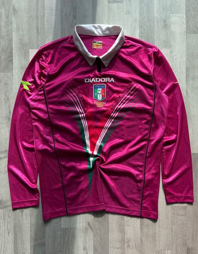 Diadora Italy Football Long Sleeve Shirt