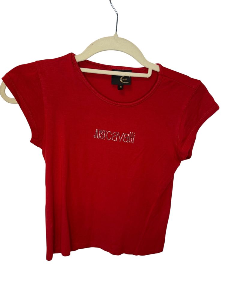 Just Cavalli red baby tee