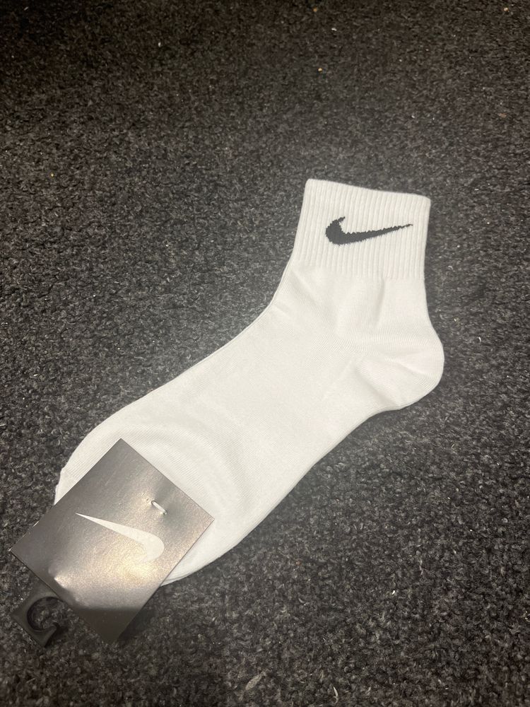 Nike White Ankle Socks