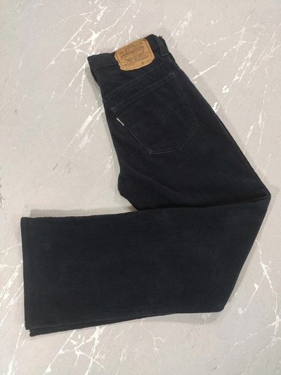 Levi's 517-15 Made in Japan Pantaloni Chino Corduroy W28 L34 ita 42, size S - Blu Scuro Vintage