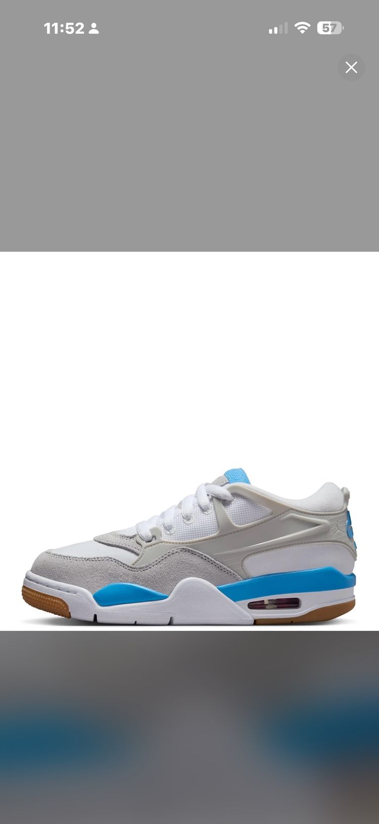 Jordan UK4 JORDAN RM White And Blue Sneakers product image