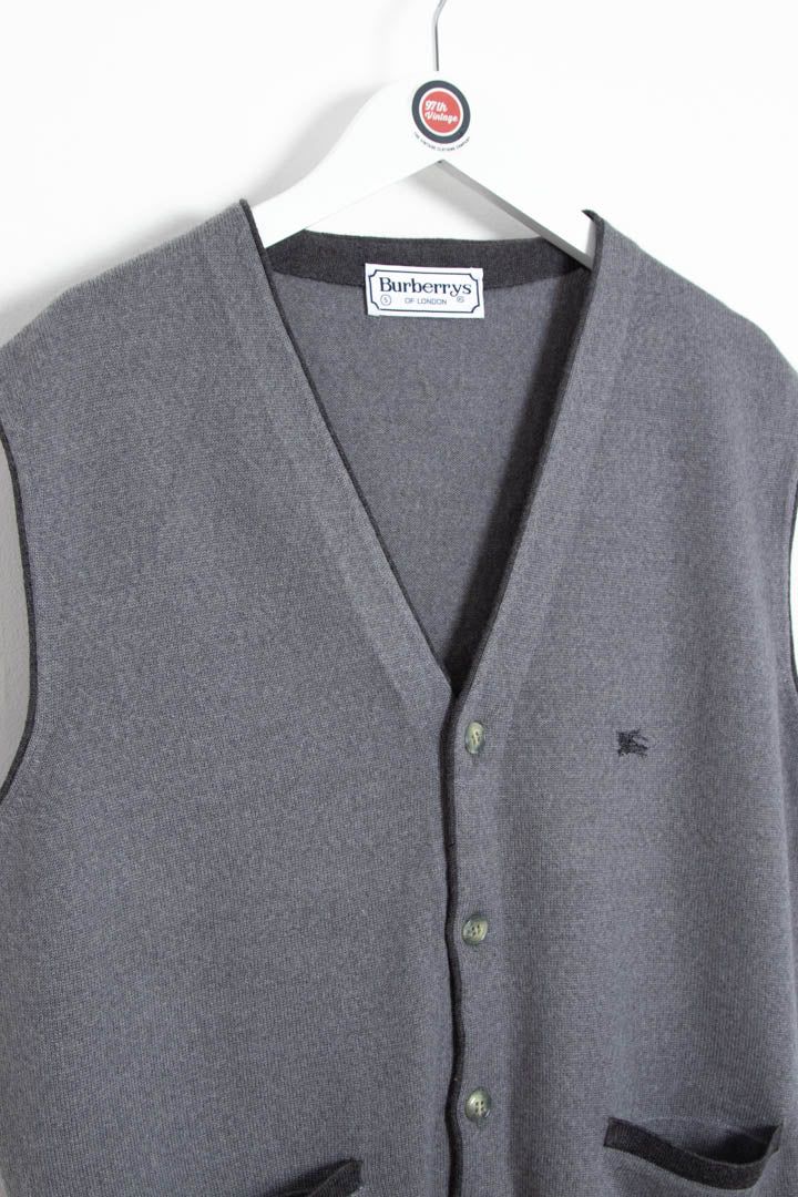 Burberry Button Up Sweater Vest (S) image 3