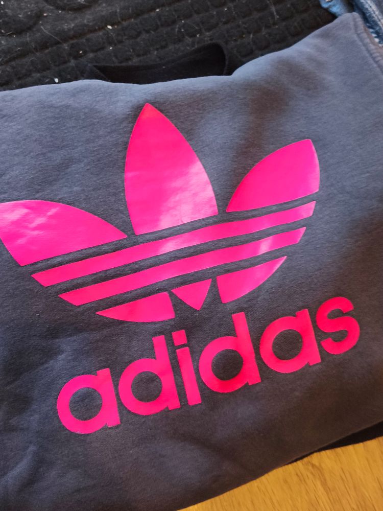 Adidas Originals Adidas bluza z kapturem różowe logo product image