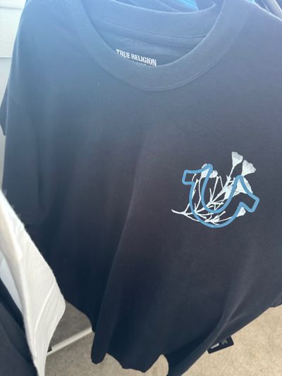True Religion Black Graphic T-Shirt