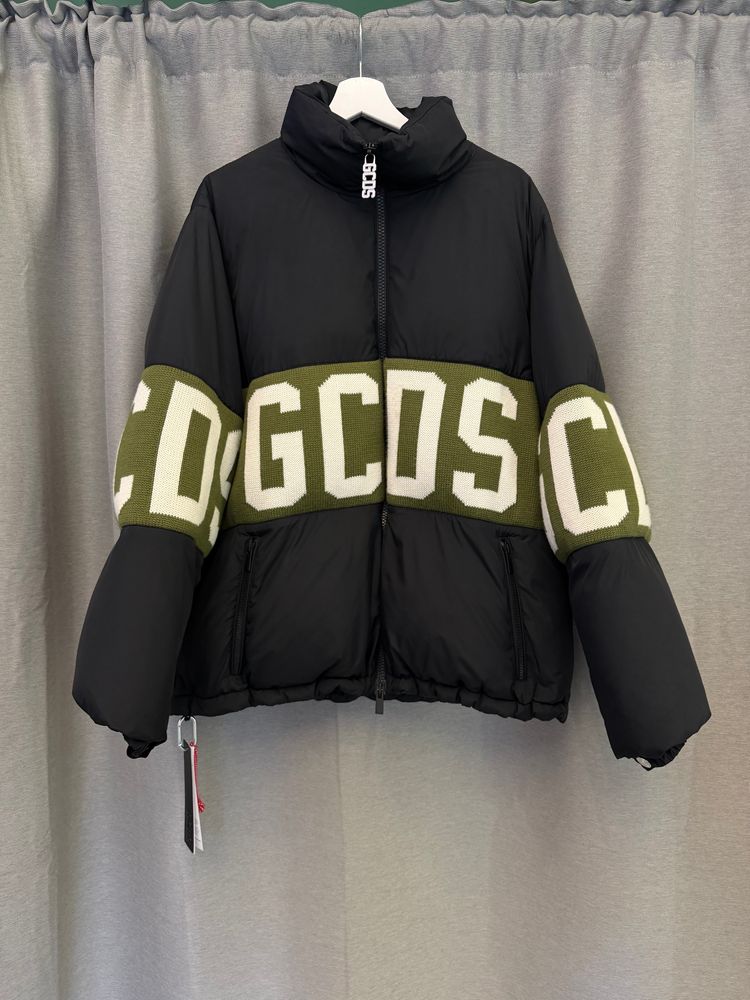 GCDS Down Jacket Hybrid Knitted