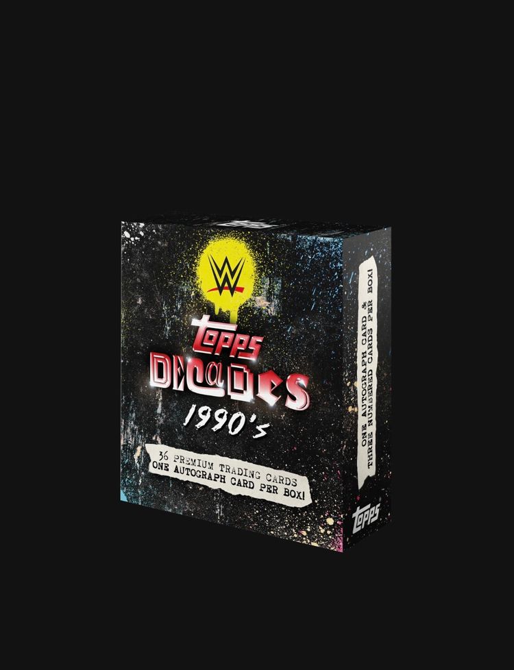 Topps Wwe Topps Decades 1990'S Box product image
