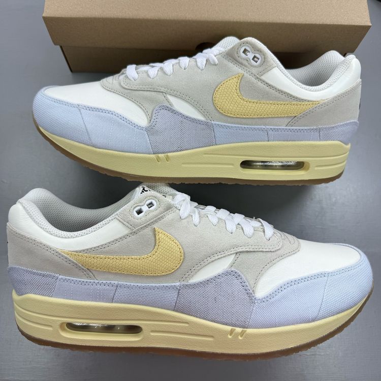 Size 11 - Nike Air Max 1 87 Crepe Light Bone Pale Vanilla Trainers FJ4735-001 6