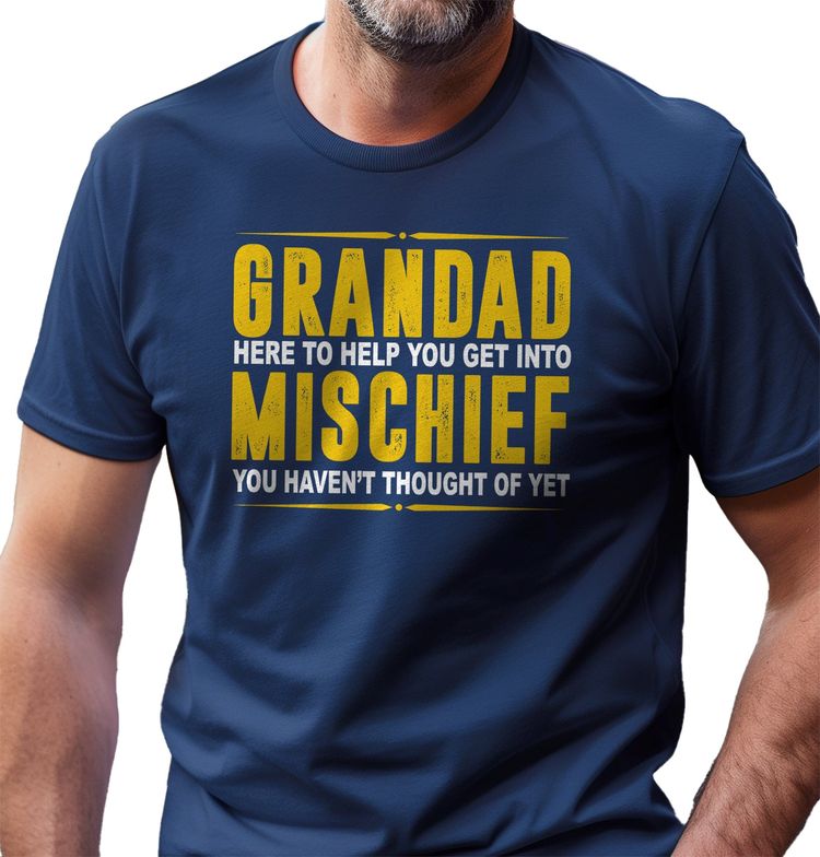 Grandad Mischief 1 T-shirt image 3