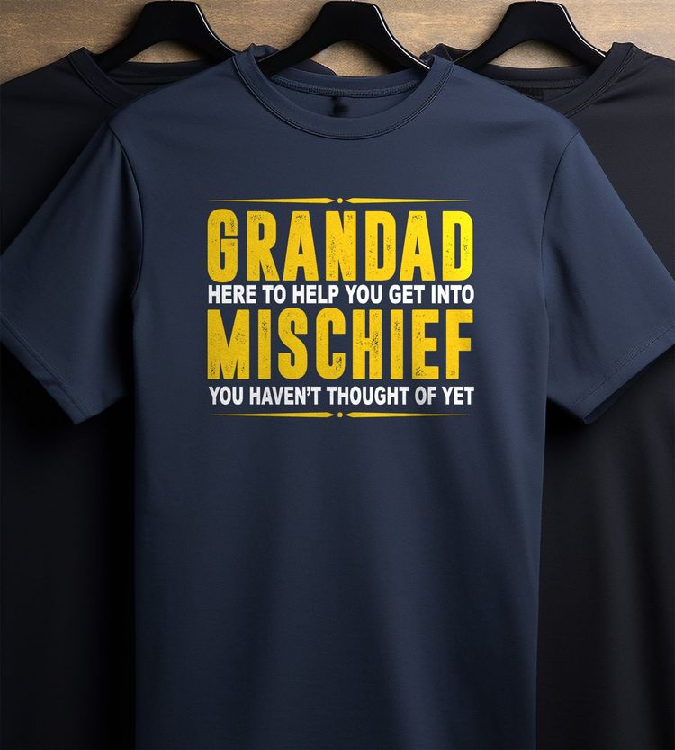 Grandad Mischief 1 T-shirt image 4