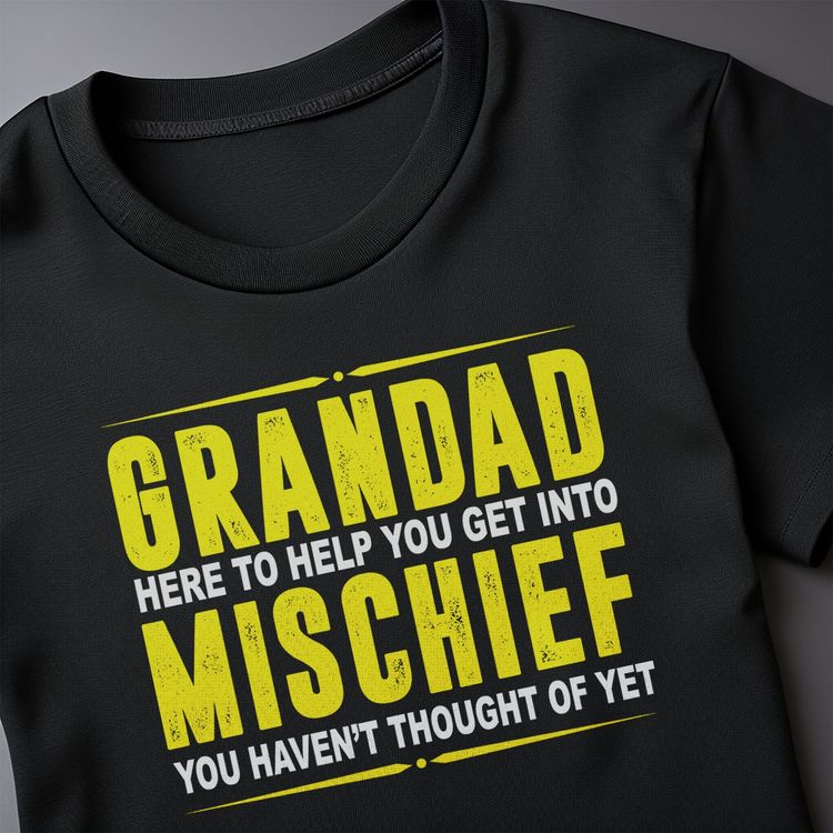 Grandad Mischief 1 T-shirt image 5