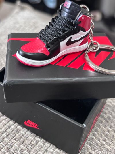 Nike sneaker keychain