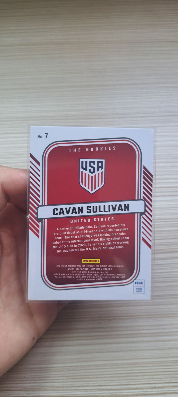 Cavan Sullivan Red Paralel Panini Donruss 2