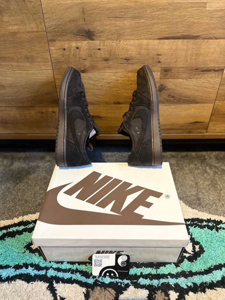 Nike Air Jordan 1 Travis Scott “Velvet Brown” U.K. 7 obraz 6