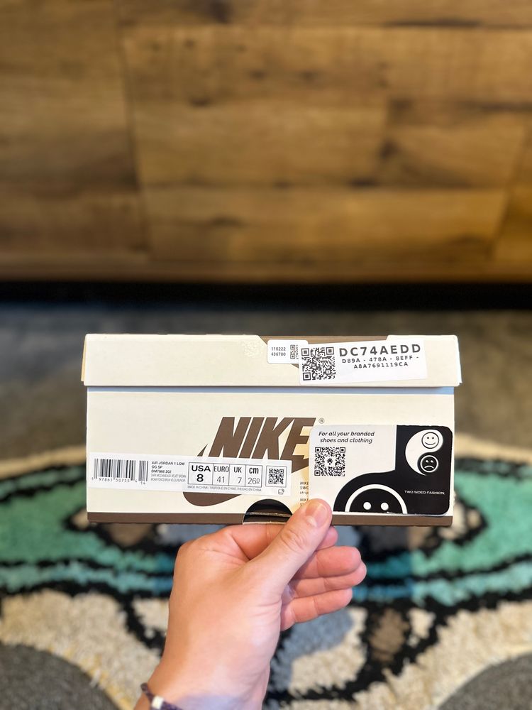 Nike Air Jordan 1 Travis Scott “Velvet Brown” U.K. 7 obraz 9
