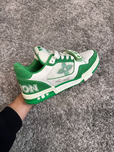 Green And White Sneaker