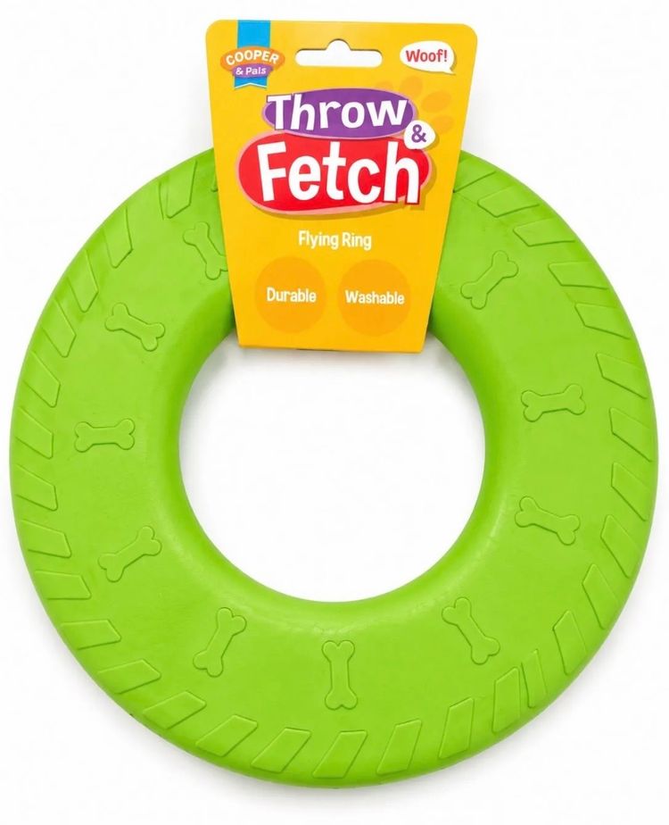 Cooper & Pat Throw & Fetch Flying Ring