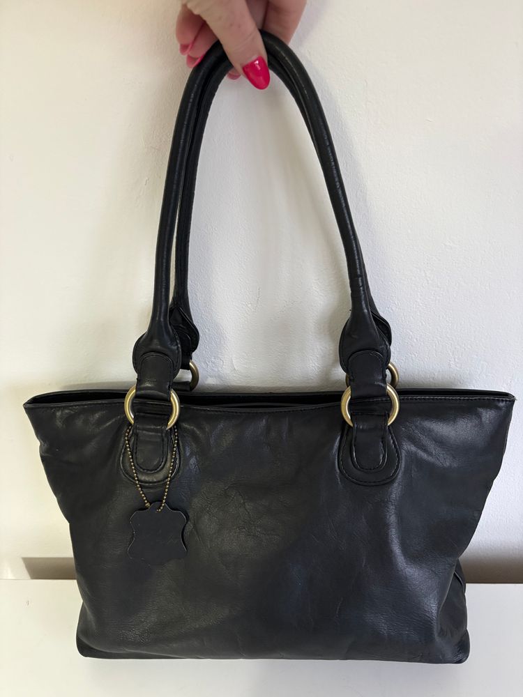 MIA Mia Soft Black Leather Handbag product image