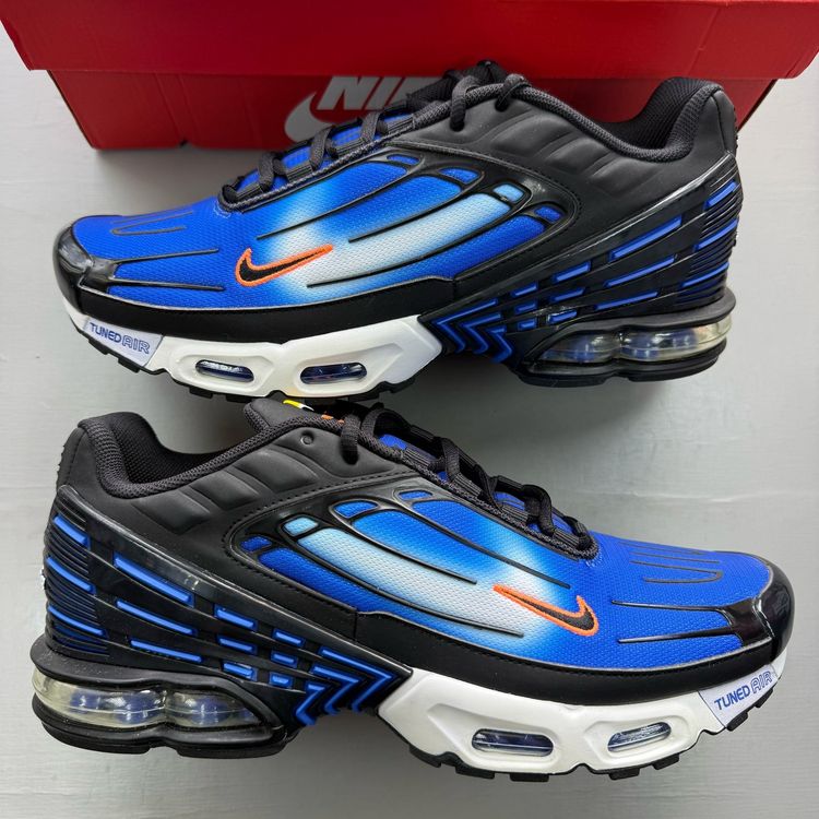 Nike Air Max Plus TN 3 Size UK 8 Game Royal Blue Black Men's Trainers DR8588-400 image 1