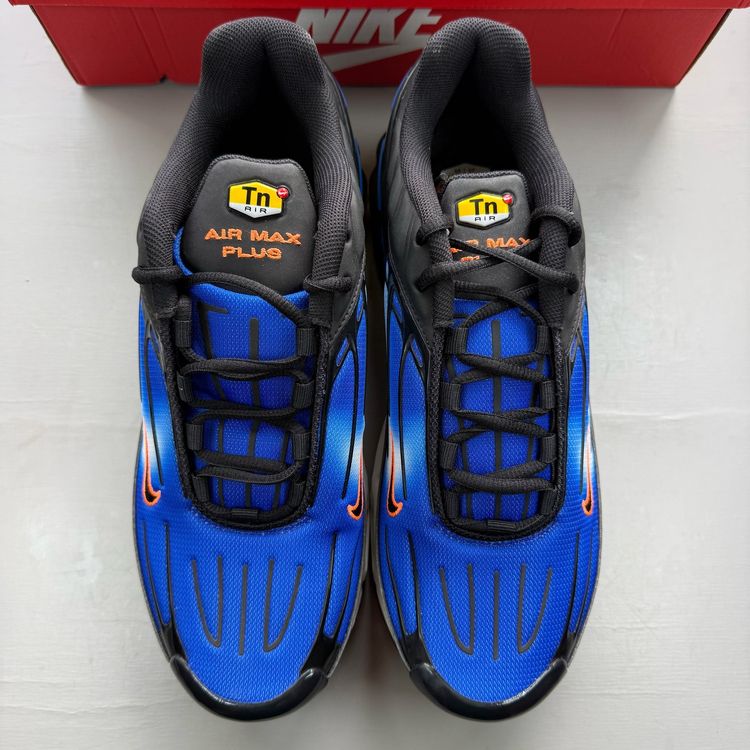 Nike Air Max Plus TN 3 Size UK 8 Game Royal Blue Black Men's Trainers DR8588-400 image 8