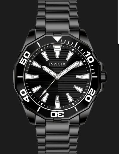 Invicta Diver Meridian Black 46mm Mens Watch - 79016