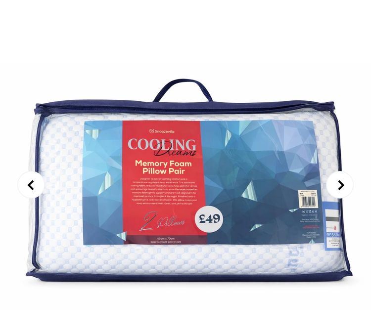 Other  Cooling Team Memory Foam Pillow Pair product image