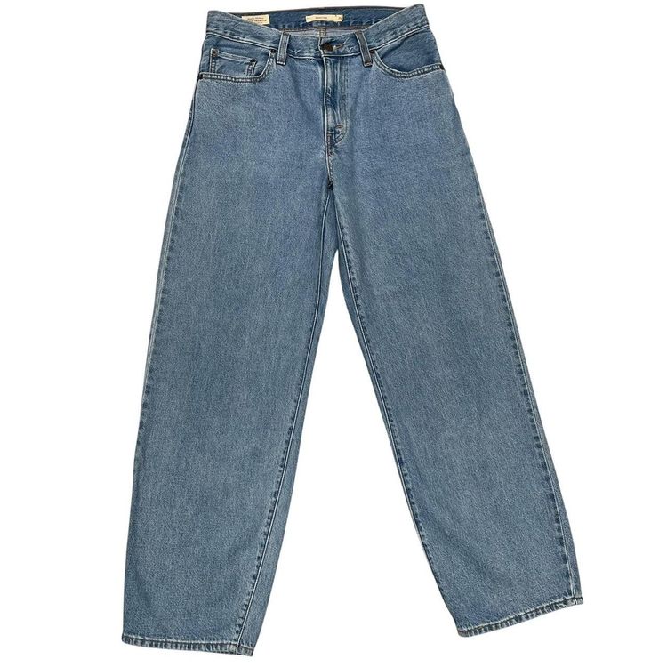 Levis Denim Baggy Dad High Waisted Jeans Small 4
