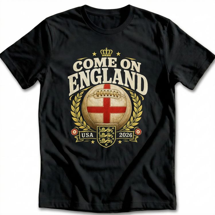 Come On England Football T-Shirt EU 2