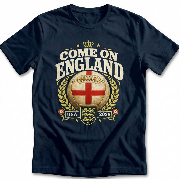 Come On England Football T-Shirt EU