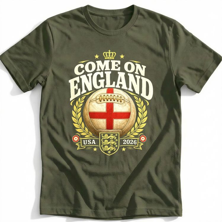 Come On England Football T-Shirt EU 3