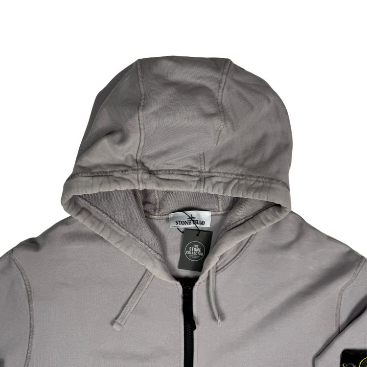 Sudadera con cremallera y capucha Stone Island Gris claro - talla 2XL image 4