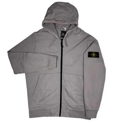 Sudadera con cremallera y capucha Stone Island Gris claro - talla 2XL