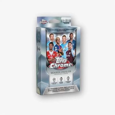 2025-26 Topps Chrome UEFA Club Competitions – Hanger Box